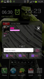 How to mod GO SMS PRO Krissy Krush Theme lastet apk for pc