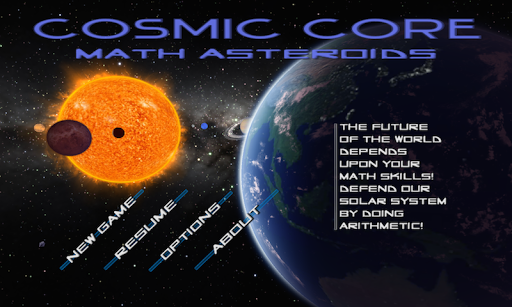 Cosmic Core Math Asteroids