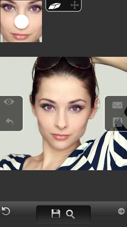    Eye Color Changer - Grid Pro- screenshot  