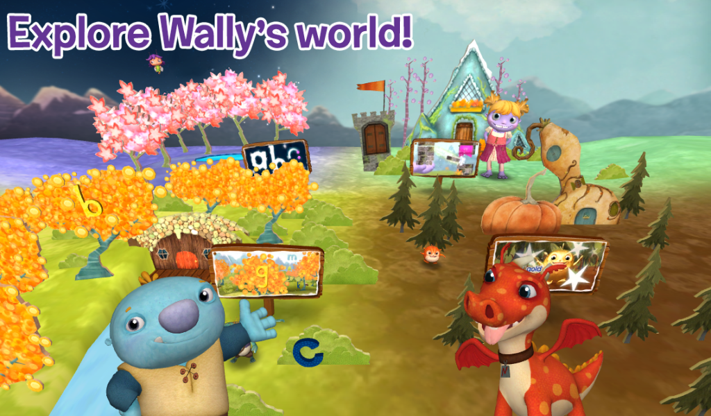 Android application Wallykazam! Word Magic screenshort