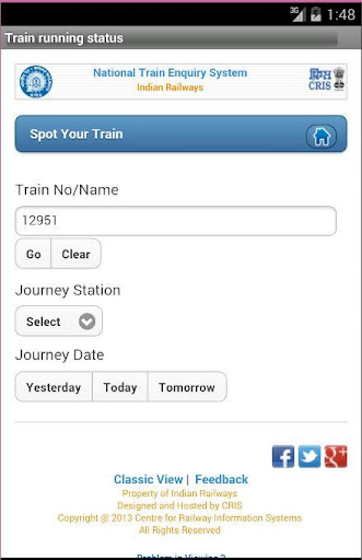 【免費旅遊App】IRCTC Train running status-APP點子