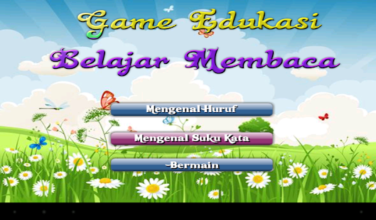 Game Edukasi Belajar Membaca