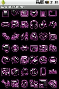 ADW Pink Abstract Theme Screenshots 4