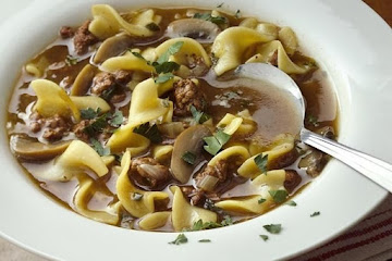 Easy Beef and Pasta Soup