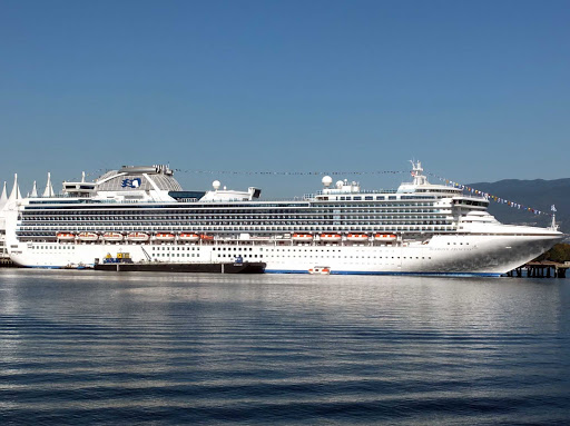 Diamond Princess in Vancouver, British Columbia, Canada.