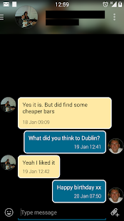 Free EvolveSMS Theme - Simple Dark APK for PC