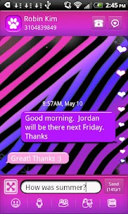 How to install Zebra Love Theme GO SMS PRO 1 apk for bluestacks