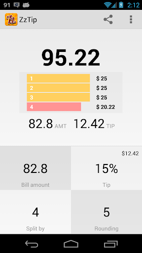 Tip calculator - ZzTip