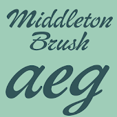 Middleton Brush Flipfont