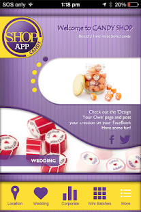Candy Shop App Screenshots 1