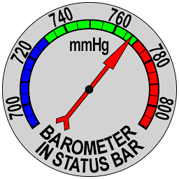 Barometer In Status Bar v2.5.0
