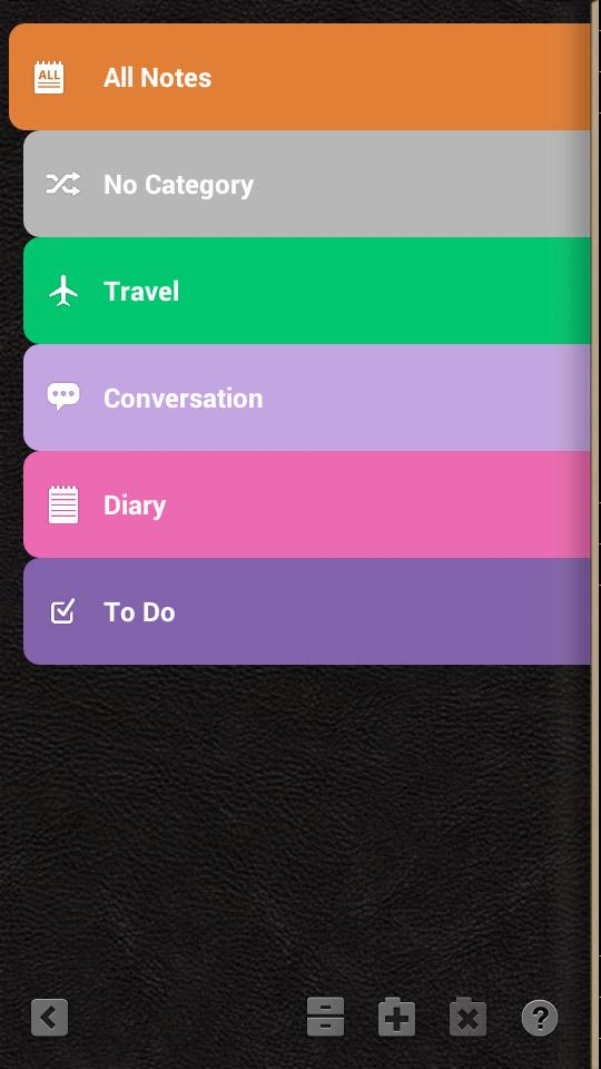 Groovy Notes - Personal Diary Screen 3