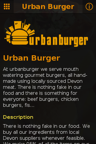 【免費商業App】Urban Burger-APP點子