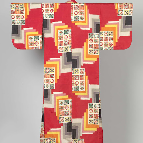 Kimono for an unmarried woman, anonymous, 1920 - 1940 - Rijksmuseum