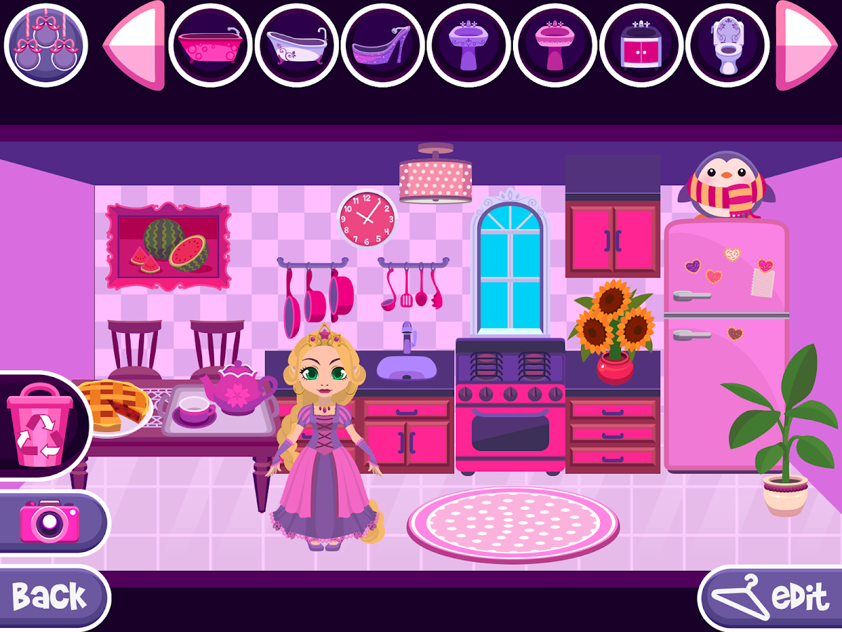 My Princess Castle Doll and Home  Decoration  Game  