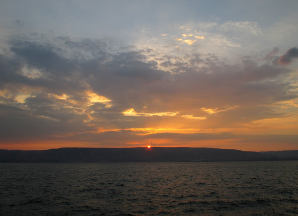Sunrise on the Sea of Galilee