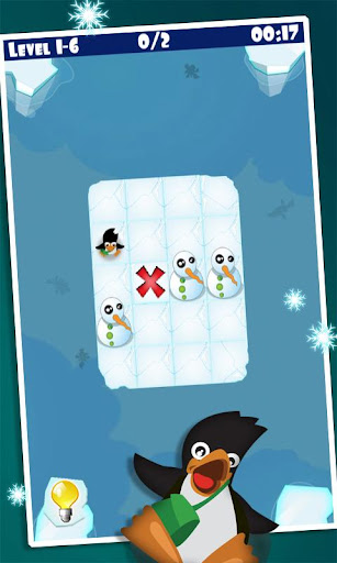 浮冰上的小企鵝