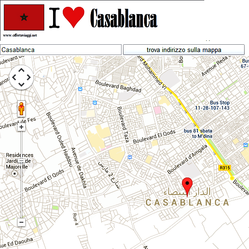 Casablanca maps