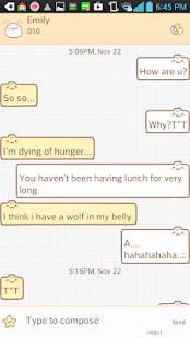 download Yummy(Dumpling) go sms theme free