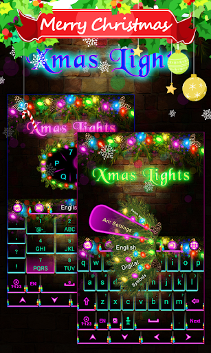 Xmas Lights Emoji GO Keyboard