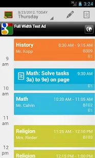 My Class Schedule (gratis) - screenshot thumbnail