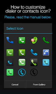 ExDialer KitKat Graphite Theme - screenshot thumbnail