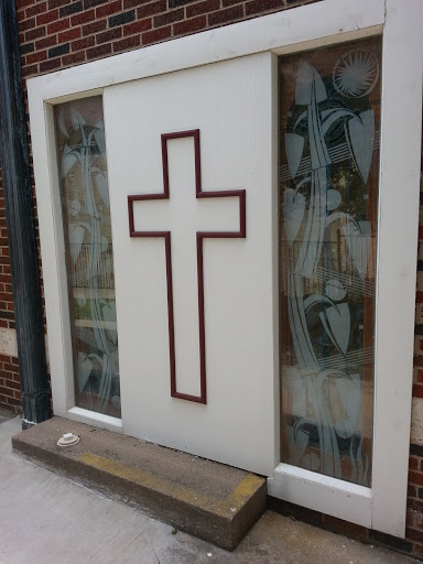 Wood And Glass Cross