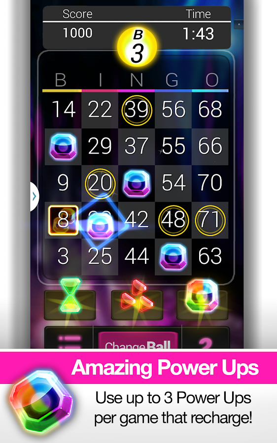 Bingo Gem Rush Free Bingo Game