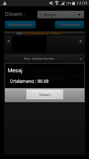 E-Okul Ortalama Hesaplama - screenshot thumbnail