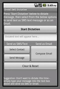 Droid SMS Dictation