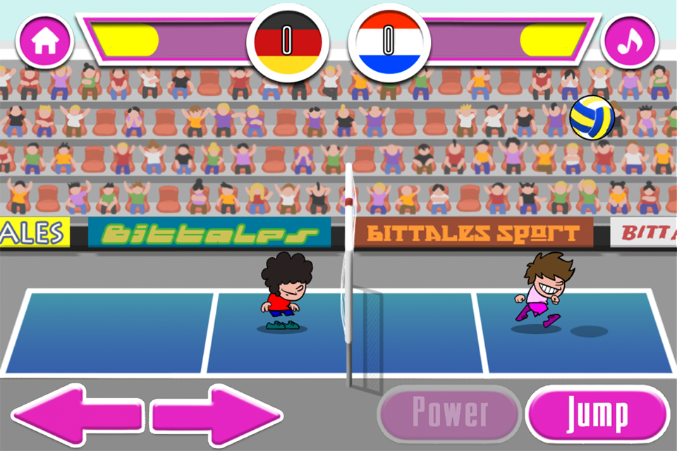 Android application Volleyball Games screenshort