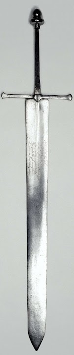 Beulszwaard waarmee Johan van Oldenbarnevelt werd onthoofd. Nederland, ca. 1600-1625