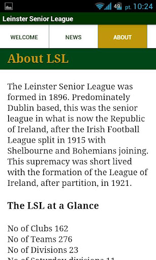 【免費運動App】Leinster Senior League-APP點子