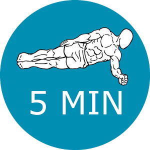 5 MINUTE PLANKS WORKOUT logo