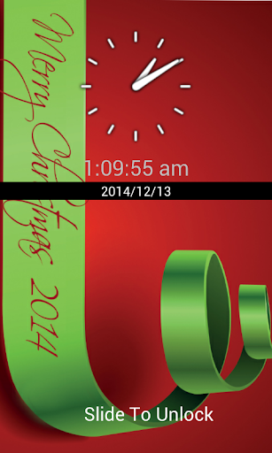 Christmas Pin Screen Lock