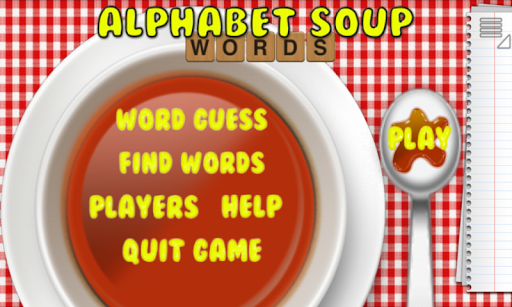 Alphabet Soup Words Free