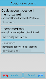 Rubrica Password Screenshots 1