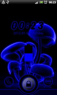 Lastest Blue Neon GO Locker theme APK for Android
