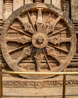 Konark Temple Chariot wheel by Nirmalya Sengupta -  