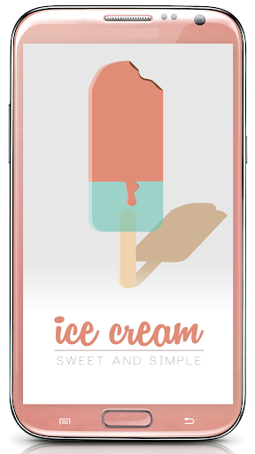 카카오톡테마- 아이스크림톡 icecream talk
