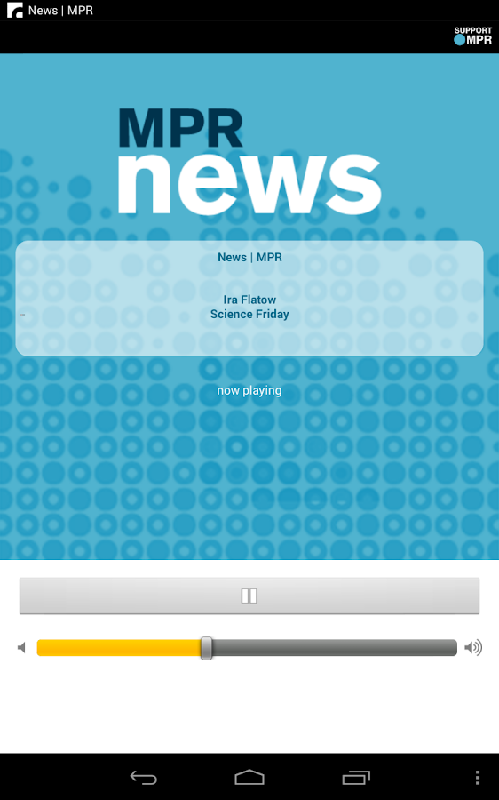   MPR Radio – Capture d'écran 