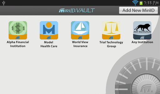 【免費生產應用App】MiriID Vault-APP點子