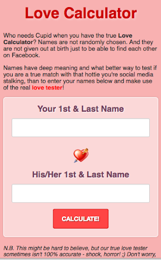 Love Calculator