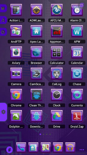 【免費個人化App】Paint Purple - Launcher Theme-APP點子