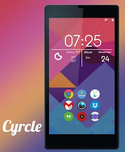 Cyrcle Thème Icônes Apex Nova - screenshot thumbnail