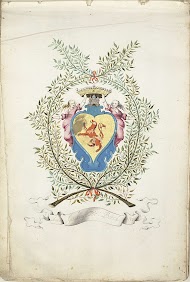 Verfraaid wapen van de familie Ter Borch