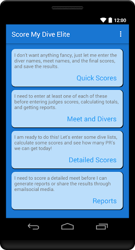 Score My Dive Elite Calculator