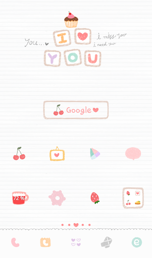 love message dodol theme