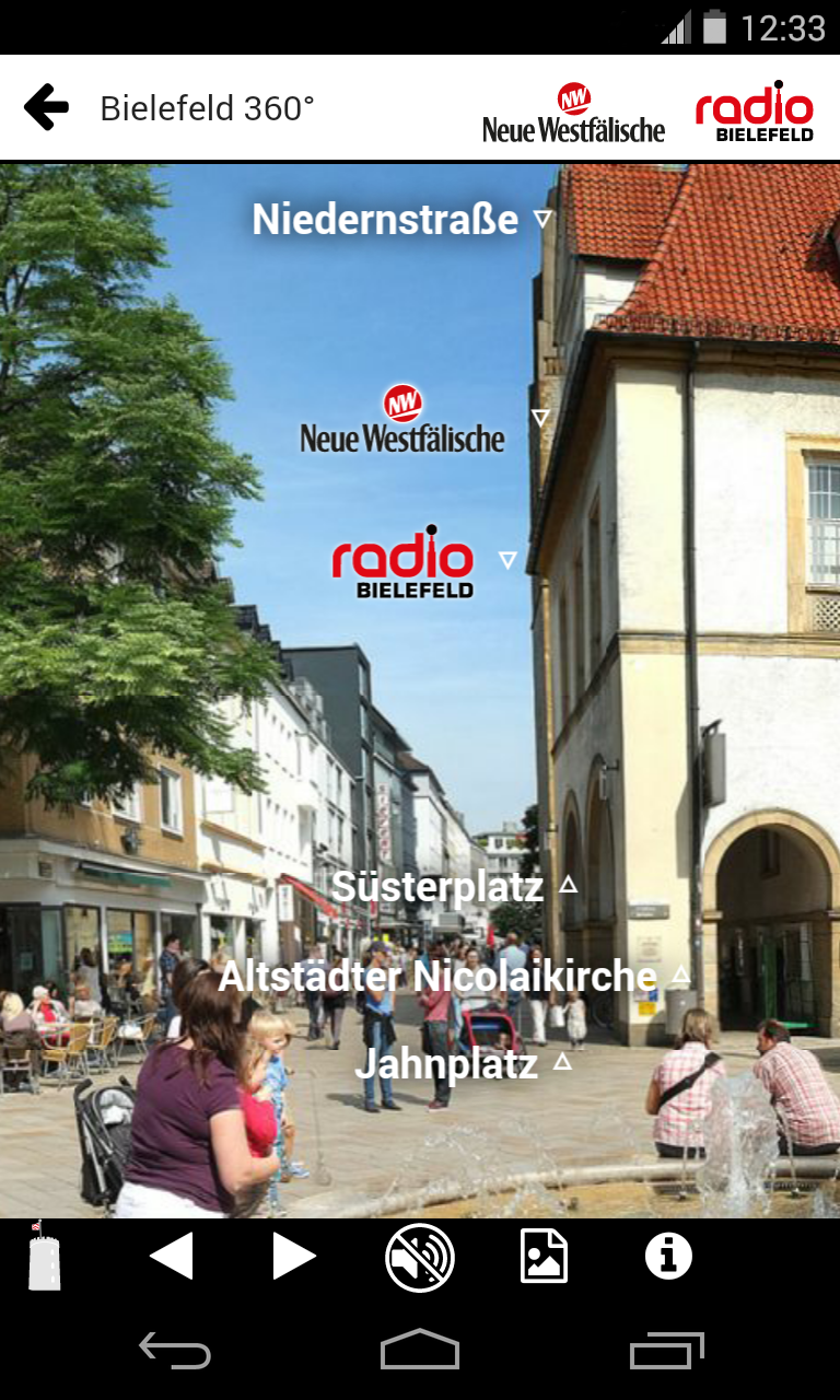 Bielefeld 360° Screen 2