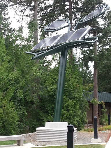 GRCC Solar Leaf Installation